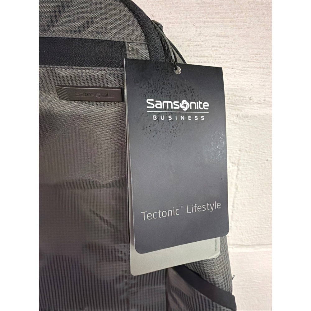Samsonite Tectonic Cross Fire Backpack Olive Green Brand New with Tags - Picture 4 of 14
